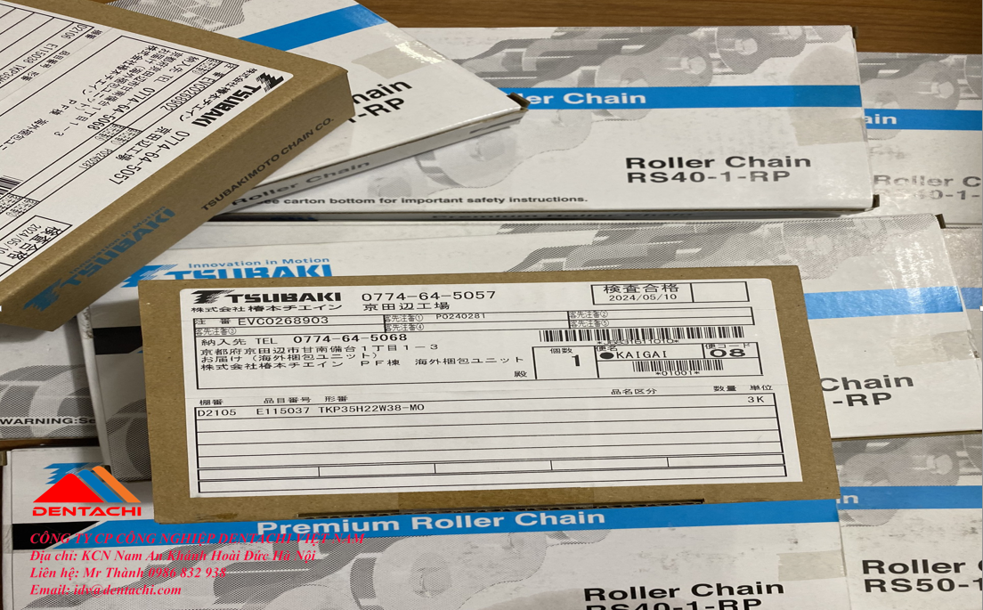 ROLLER CHAIN RS40-1-RP TSUBAKI